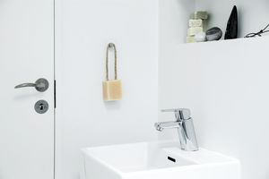Pine Basin Mixer with pop up waste