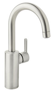 Silhouet Basin mixer with high spout (Steel PVD)