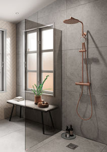 Silhouet Shower System (Brushed Copper PVD)