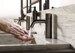 Silhouet Touchless Håndvaskarmatur Public (Børstet grafitgrå PVD)